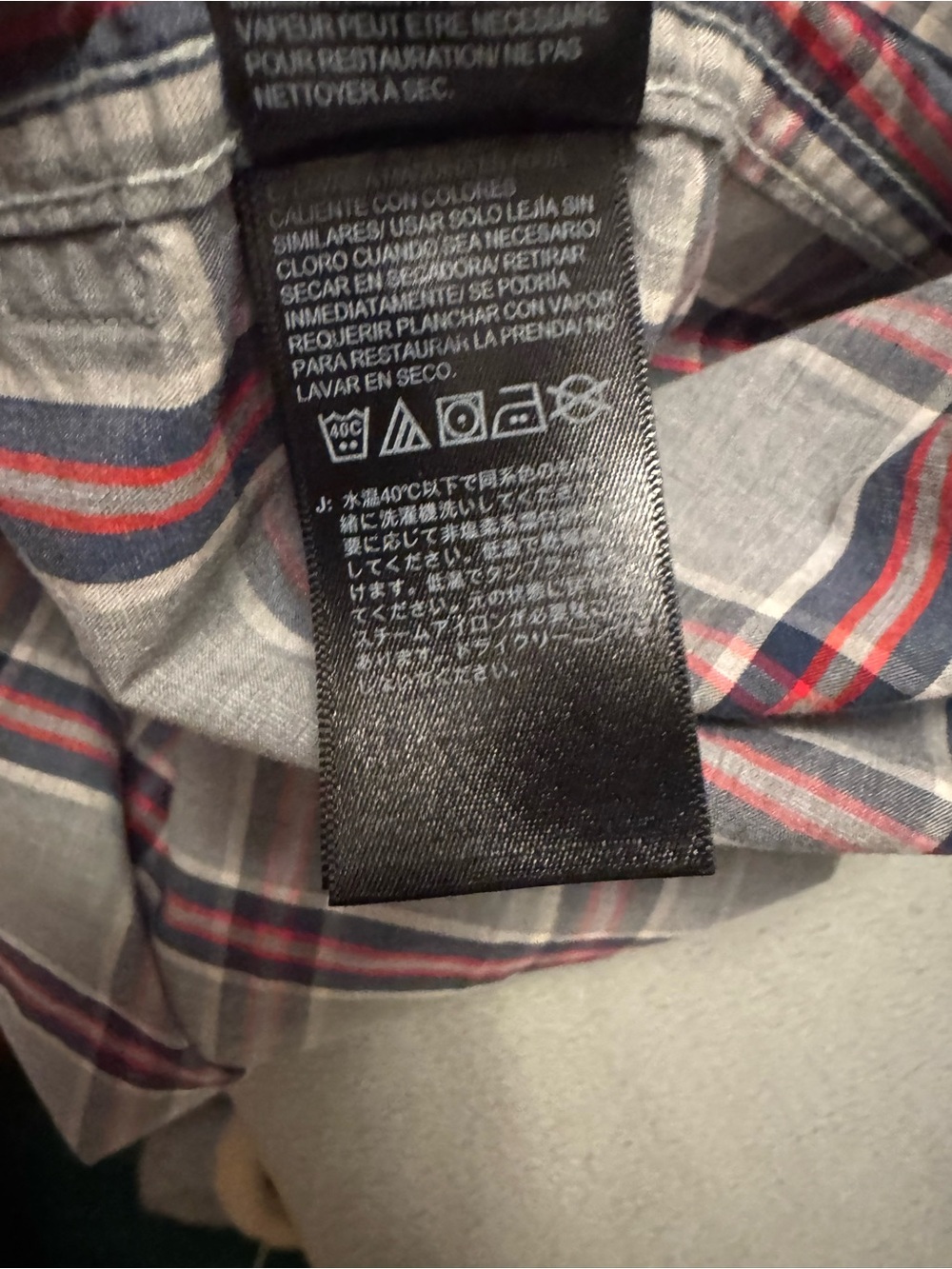 The North Face Plaid Short Sleeve Button Up Shirt XL 100% Cotton Outdoor Hiking - Picture 8 of 12